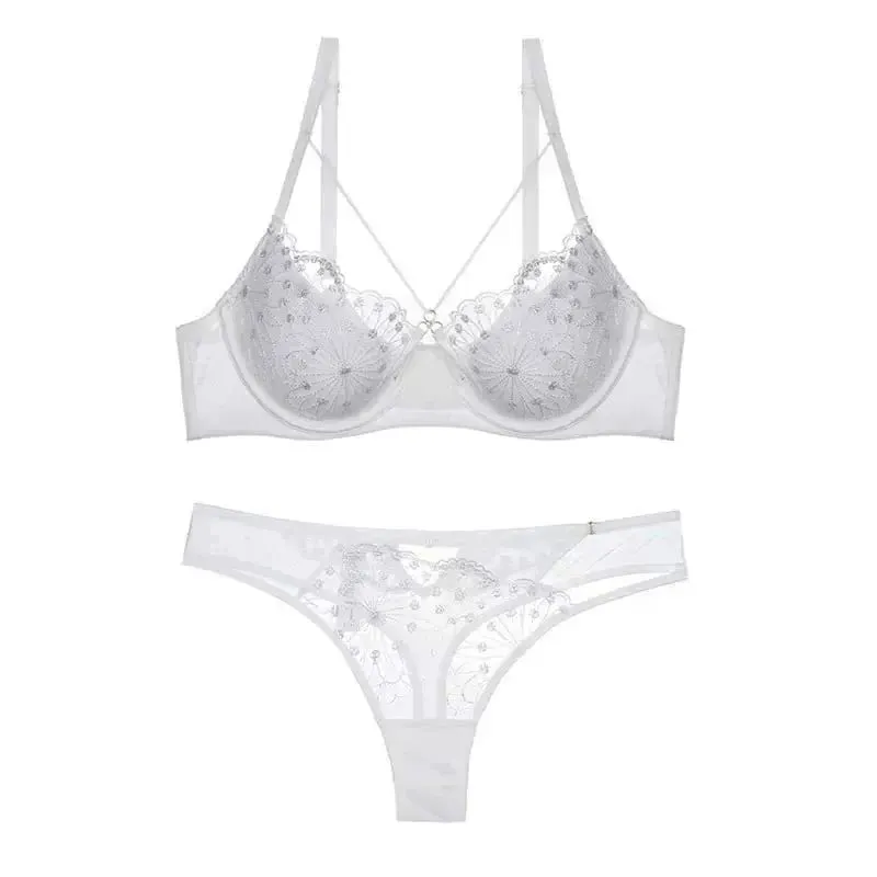 Pure Desire Sexy French Lace Bra For Women Summer Thin Cup Push‑Up Brassiere Casual Fashion Lingerie Underwear 34‑40 BANERDANNI — image 11