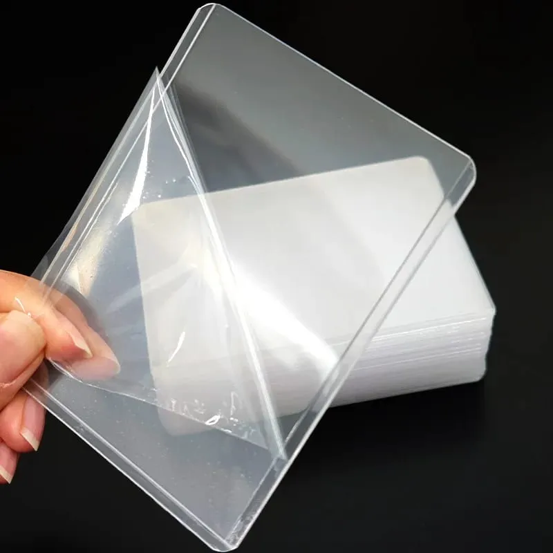 25-150pcs Hard Protective Film Card Sleeves Anti Scratch Holder Protector Fit For YuGiOh Pokemon baseball Sports Cards Toy — image 2