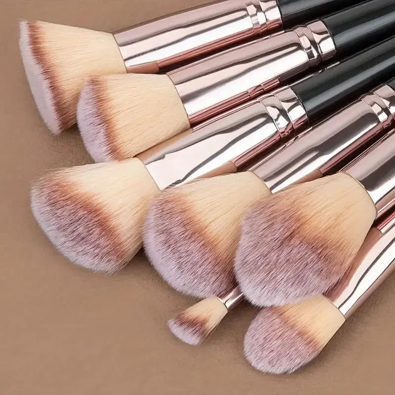 Ensemble de pinceaux de maquillage, 3 à 20 pièces, pour ombre à paupières, fond de teint, correcteur, mélange de Blush, doux et moelleux, outil de beauté pour femmes, cadeau de noël, nouvelle collection
