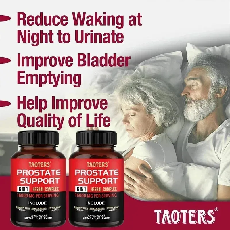 Natural Saw Palmetto - Prostate Health Support Supplement Improves Toilet Frequency and Urgency Promotes Healthy Hair Growth — image 3