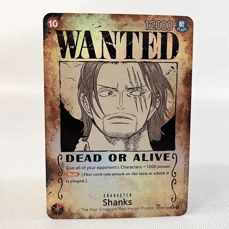ONE PIECE Retro Wanted Poster Style Proxy Game Card Luffy Buggy Shanks Ace Anime OPCG/PTCG Card / Collection Trading Card — image 8