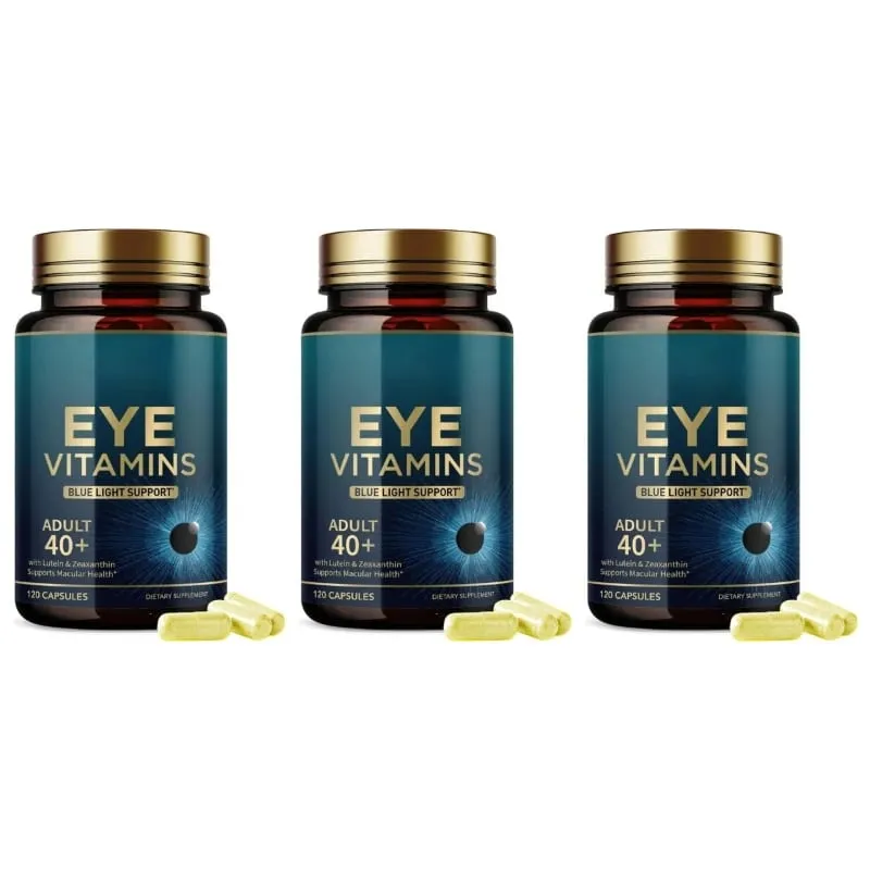 Eye Vitamins Capsules Blue Light Support with Lutein & Zeaxanthin for 40+ Macular Health Support for Men Women 120 Capsules — image 9