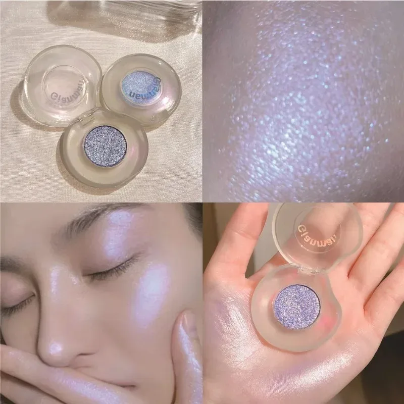 Diamond Chameleon Highlighter Contouring Palette Pearl Flash Discoloration Highgloss Sequin Sparkling Gradient Eye Shadow Makeup — image 10