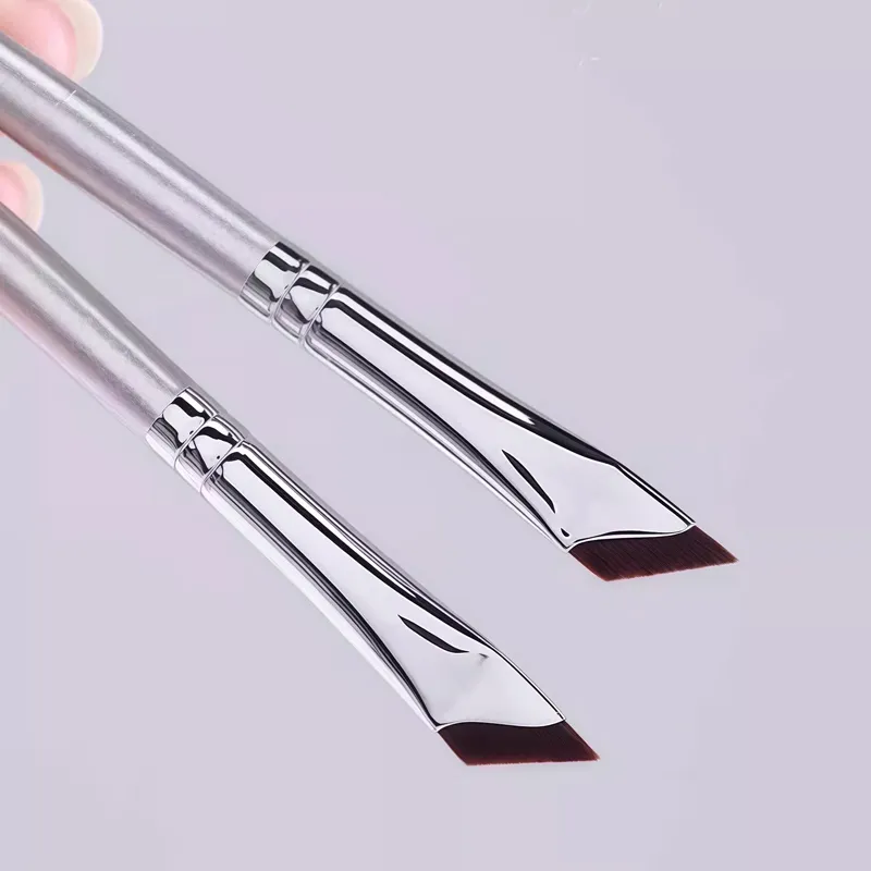 1/2/3PCS Professional Ultra Thin Angled Eye Liner Brush Fine Angle Flat Eyebrow Contour Makeup Detail Brushes Face Makeup Tools — image 6