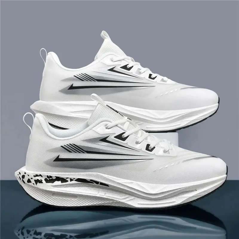 Marathon Men Sports Speciality Running Shoes Carbon Board Breathable Lightweight Women's Comfortable Athletic Nonskid Sneakers — image 3