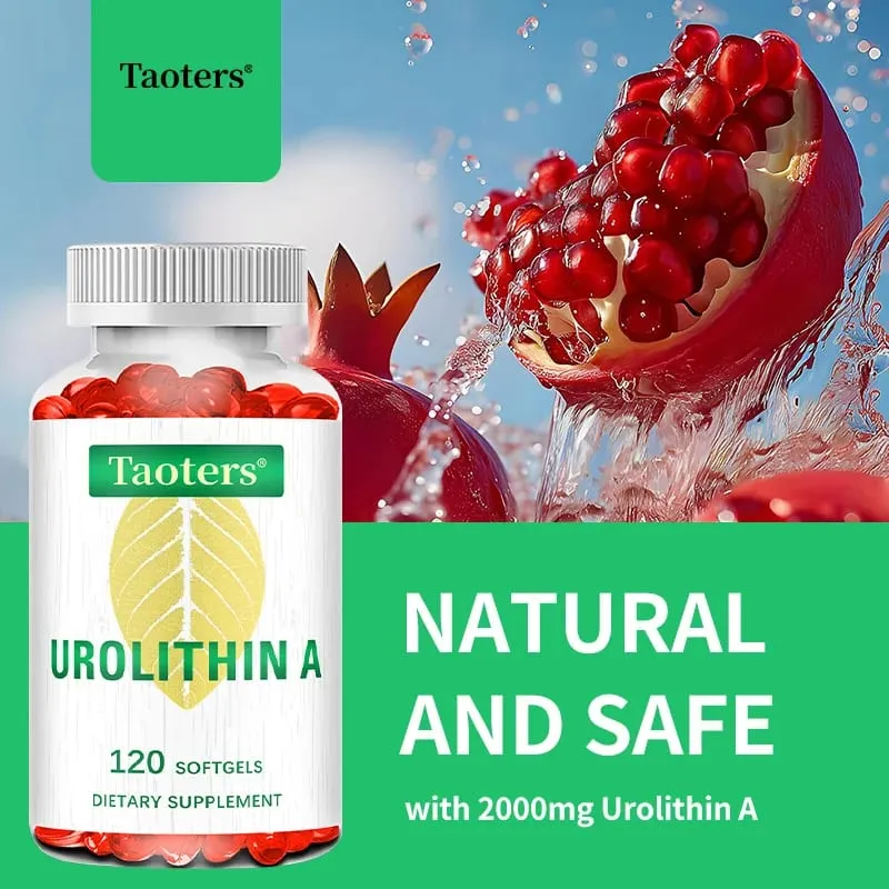 Antioxidant Supplement with Urolithin A - Natural Pomegranate Capsules for Heart Health Joint Support for Men and Women — image 4