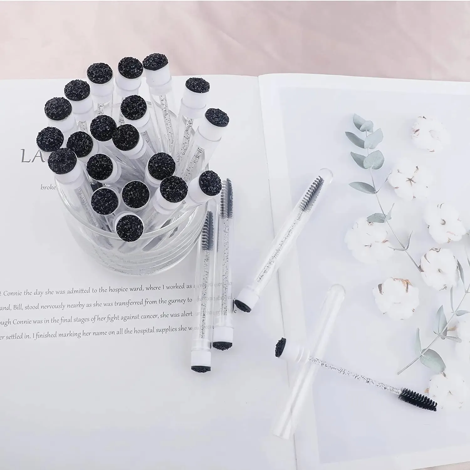 EyeLash Brushes 50pcs Reusable Eyelashes Brush Tube for Eyelash Extension Disposable Mascara Wands Eyebrow Brush Applicator — image 5