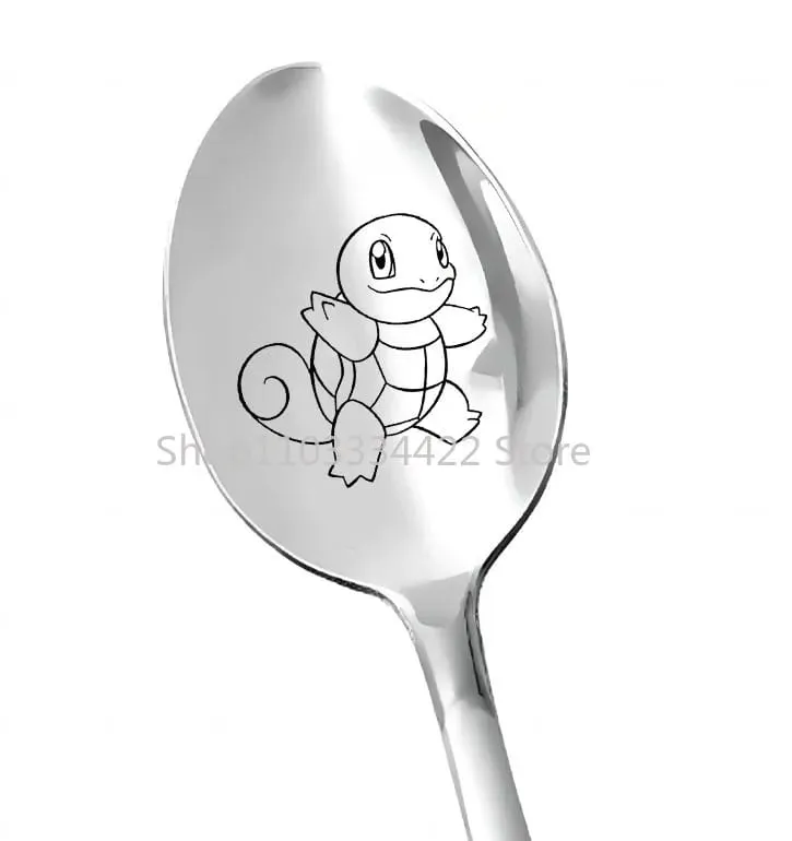 FUNISMPokemon Pikachu Children Spoon Cute Baby Soup Stainless Steel Ladle Home Food for Tableware Spoon Birthday Gifts — image 8