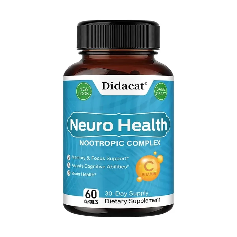 Brain Nutrition Complex - with Bacopa Extract Neuro Health Support Antioxidant Promotes Nerve Health Cellular Energy — image 8