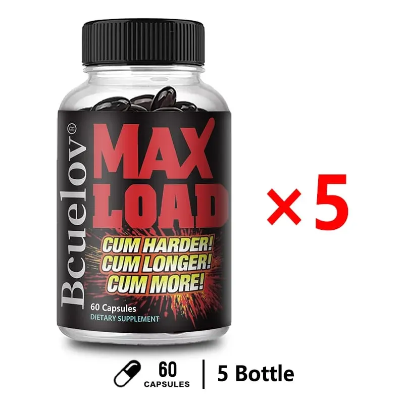 Men's Max Load Capsules - Supports Muscle Mass and Vitality Daily Immune Health Supplement Non-GMO — image 9