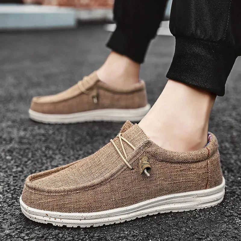 Men's Mesh Loafers Autumn Mens Vulcanized Shoes Breathable Lightweight HikingOutdoor Sports Shoes Zapato Abierto Scarpa Aperta — image 5