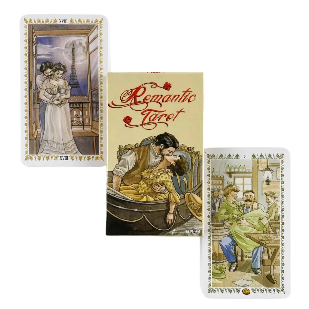 Romantic Tarot 78 Card Deck Fate Divination Oracle Party Board Game Playing Card — image 3