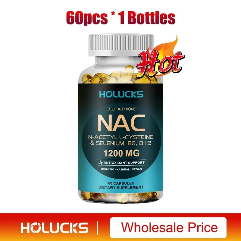 Κάψουλες NAC 1200mg - Υποστήριξη για την υγεία του δέρματος Κυτταρική ενέργεια Αντιοξειδωτική αποτοξίνωση Ενισχύει το ανοσοποιητικό Βελτίωση της πέψης — image 9