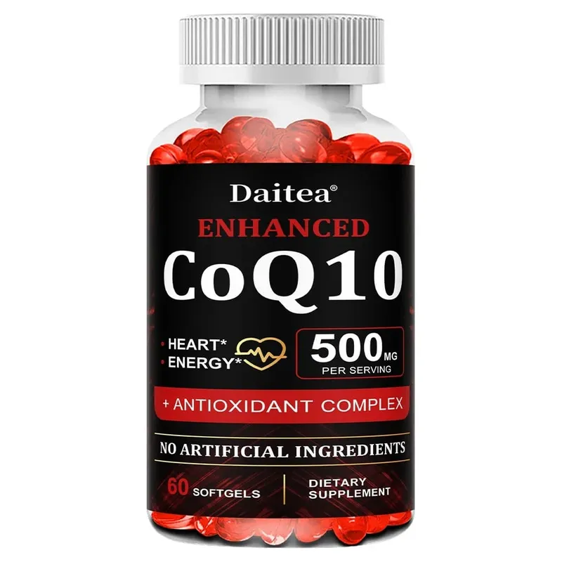 High Absorption CoQ10 500MG - for Heart Health&Energy Production - Enhanced CoQ10 Nutritional Supplements with Coenzyme Q10 — image 9