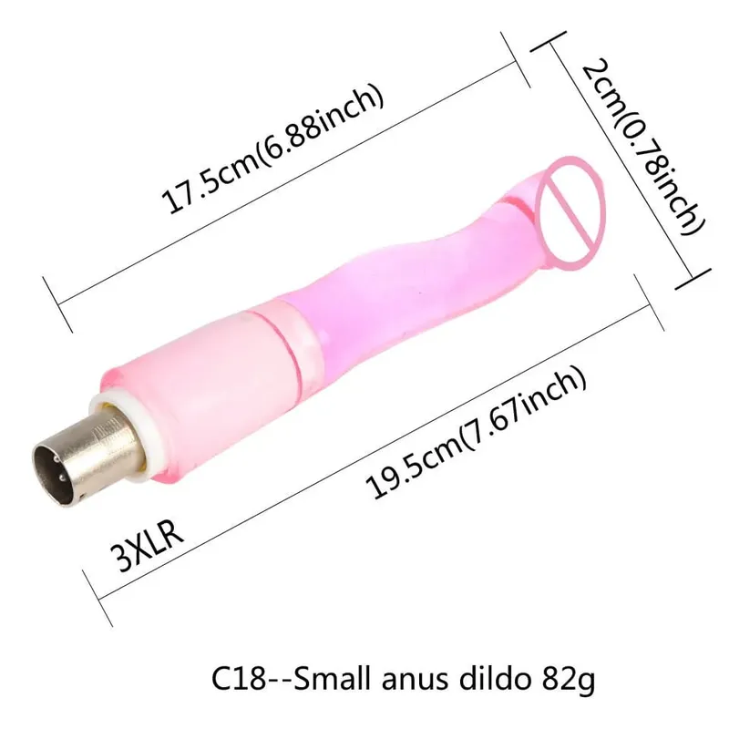 3XLR 3PRONG Attachment Dildo For Sex Machine Attachment Women and Men Sex Masturbation Love Machine Dildo Sex Toys