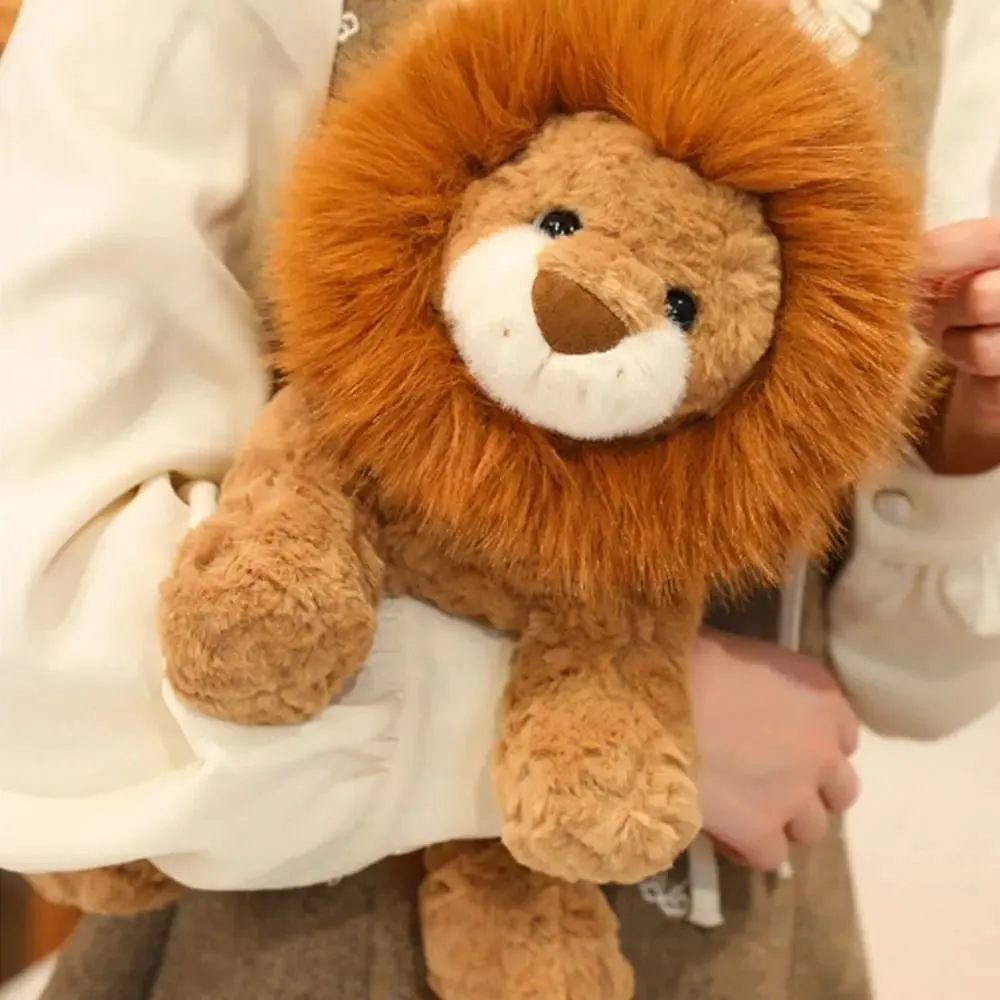 Creative Gift Soft Lion Stuffed Animal Plush Pillow Cute Emotional Support Stuffed Animals Plush 13.8inch Plush Toy