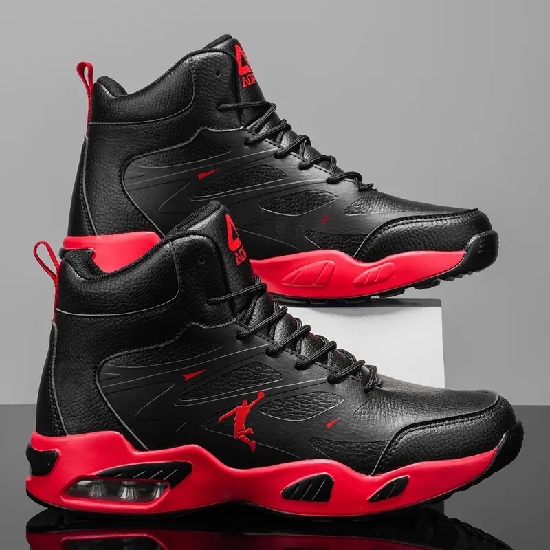 Men's High-Top Basketball Shoes Fashion Air Cushioning Comfortable Non-Slip Breathable Shock-Absorbing Outdoor Activities Sneake — image 11