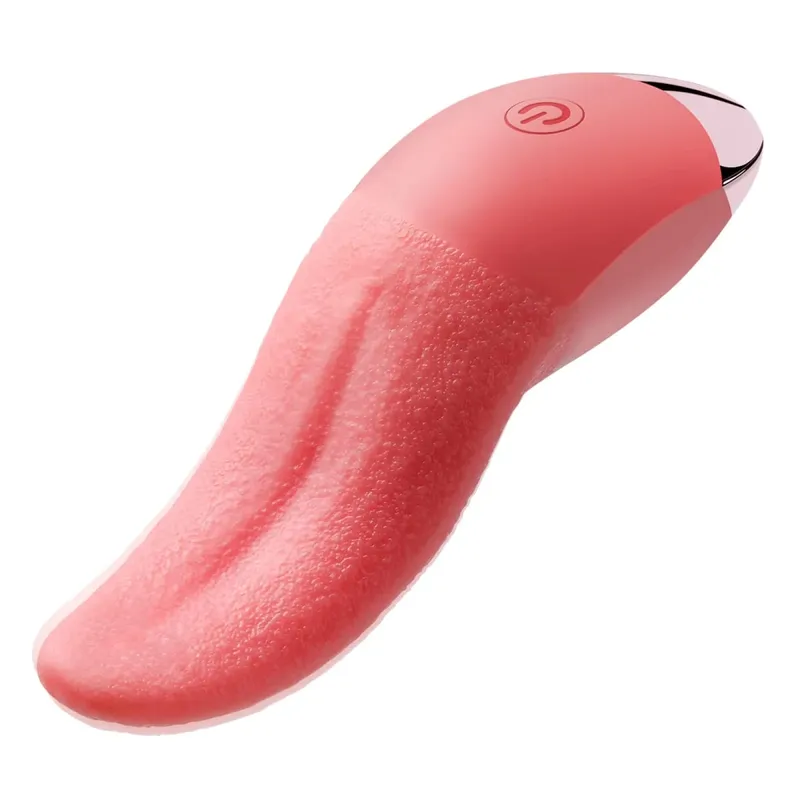 Clitoral Nipple G Spot Licking Vibrator Vaginal Anal Stimulator 10 Vibration Modes Massager Adult Masturbator Sex Toys for Women