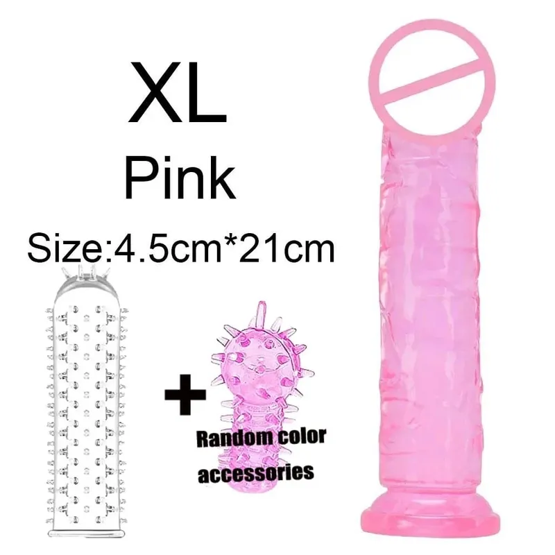 Super levné realistické měkké ženy erotické anální velké dildo přísavka Jelly Dick erotické hračky měkké klitorisy vaginální masturbátory penis