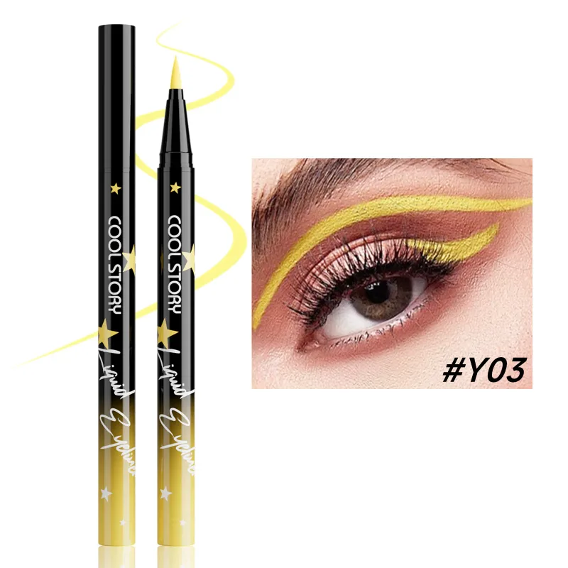 Red White Black Waterproof Eyeliner Pencil Untra-fine Liquid Eye Liner Pen Quick Dry Long Lasting Non Smudge Makeup Cosmetics — image 13
