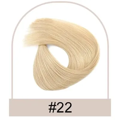 Straight 6D Hair Extensions Human Hair High Quality Real Virgin Human Hair Invisible Human Hair Extension Second Generation 6D