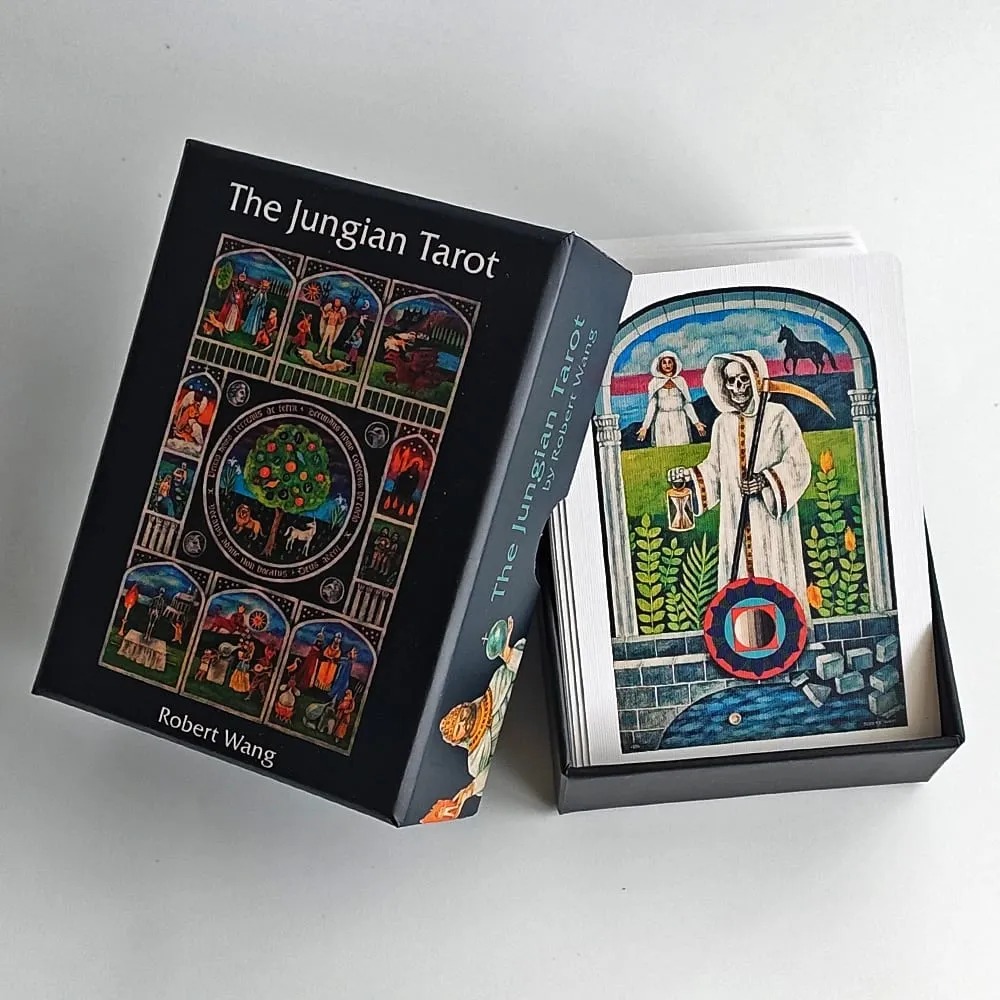The Jungian Tarot Deck in Rigid Box 78 διπλές ανάγλυφες κάρτες για ενεργή φαντασία Jung Archetypes Psychology — image 2