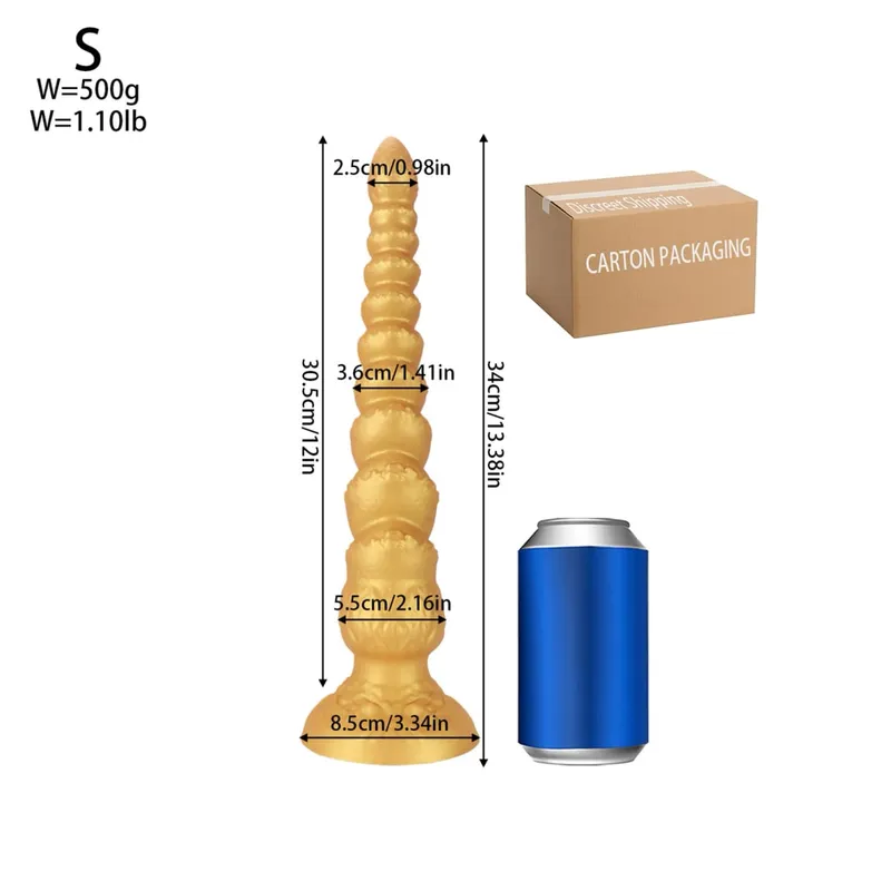 Long Anal Plug Silicone Butt Plug Big Anal Dildo Sex Toys For Women Gay Flexible Anal Plug Anus Enhancer Vagina Stimulation Gode — image 8