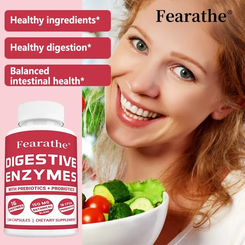 Digestive Enzyme Capsules - with Probiotics & Prebiotics Support Gut Health Immune Support Promote Digestive Health — image 6