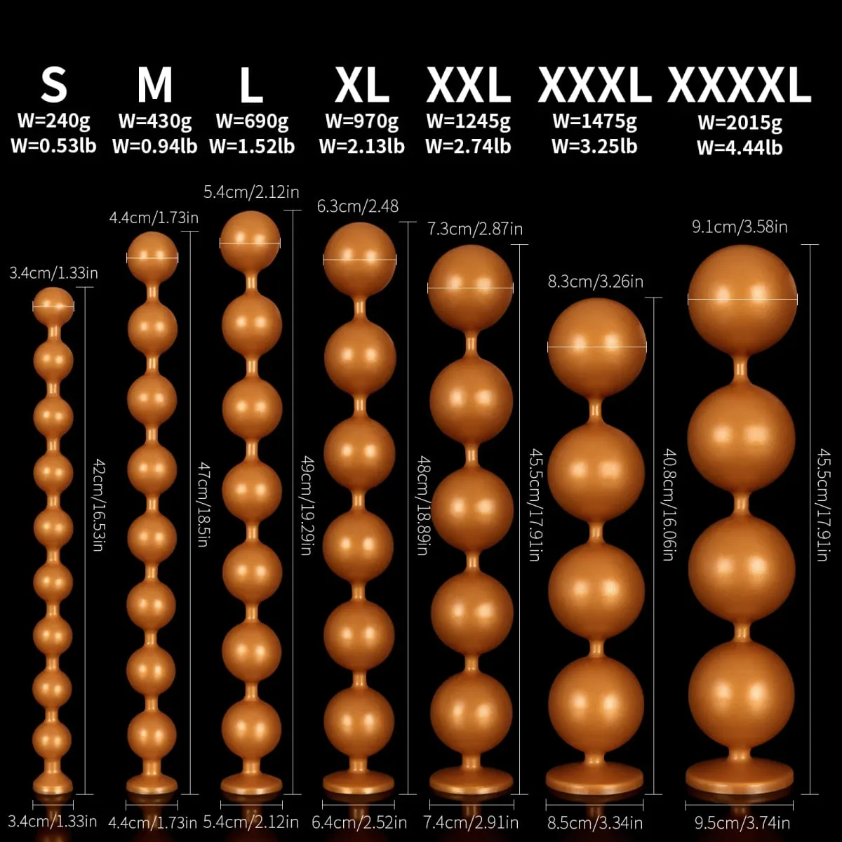 Super Long Anal Beads Anal Plug Prostate Massage Big Butt Plug Vaginal Balls Anal Stimulation Pull Bead Dildo Deep Anal Sex Toys — image 6