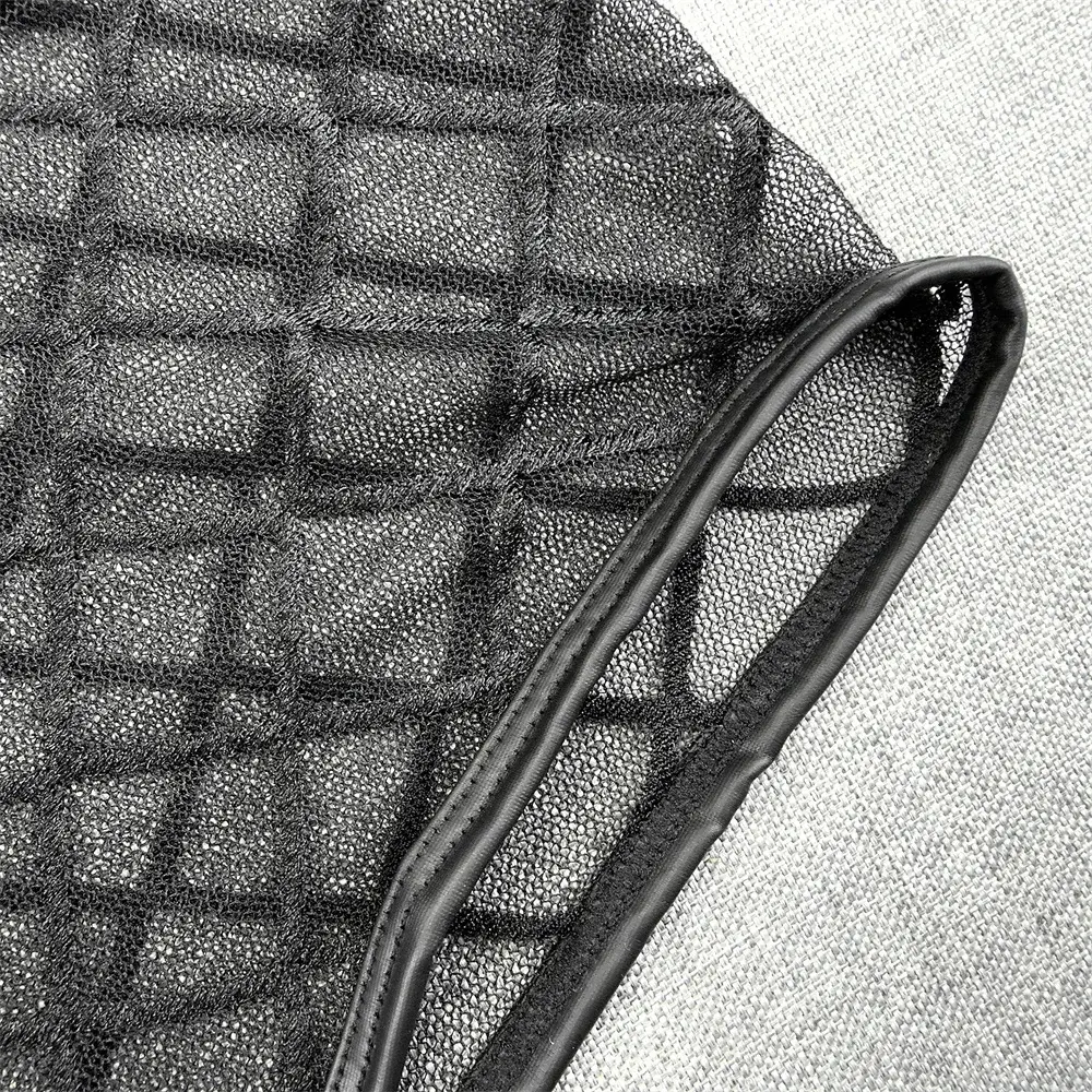 Male Sexy Diamond Mesh Ultra-thin Transparent Boxer Shorts Summer Quick Drying Boyshorts Bulge Pouch Men Underwear — image 6