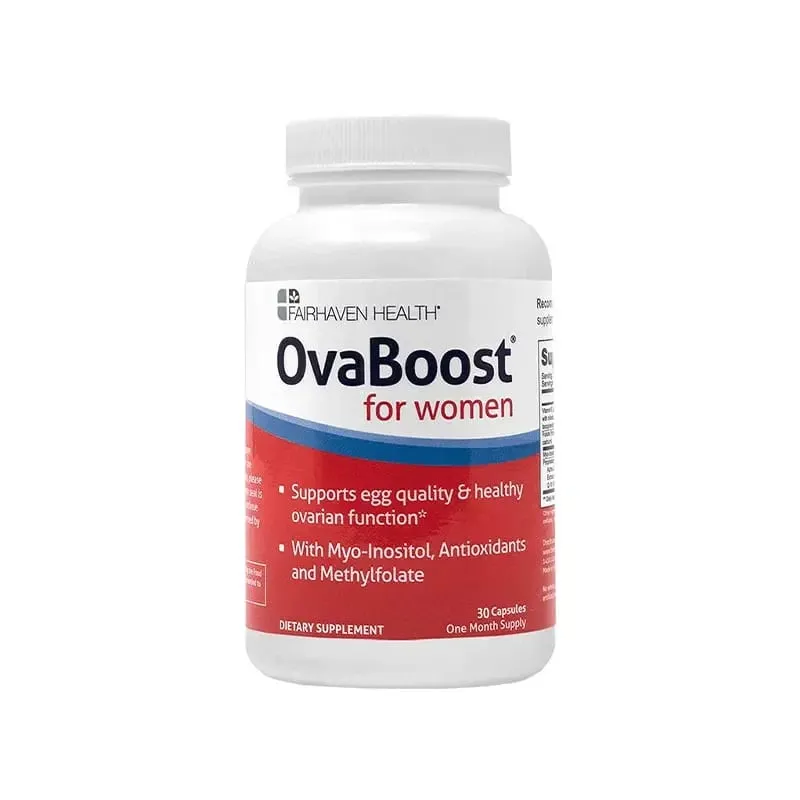 Suplemento dietético nutricional para fertilidade natural - contém inositol e ácido fólico para promover a ovulação e melhorar a qualidade do óvulo