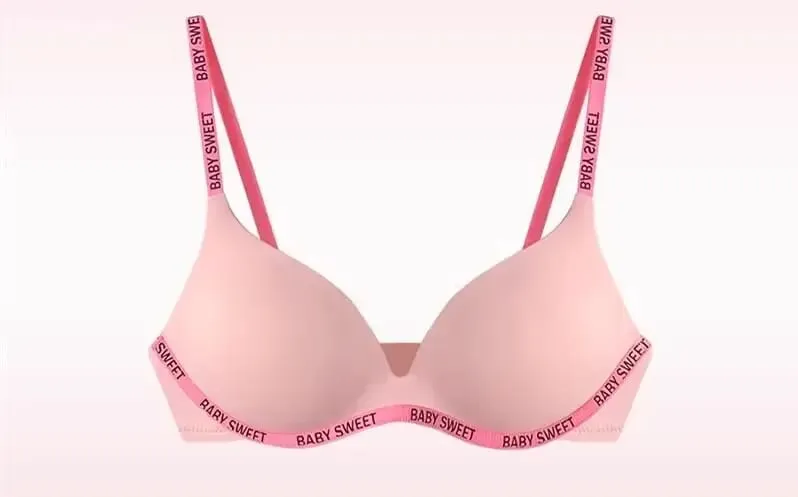 Trendy Dopamine Multicolor Seamless Bra Panty Set Sexy Push Up Small Bust Lift Wireless Soft Support Daily Party Plus Size 32-38