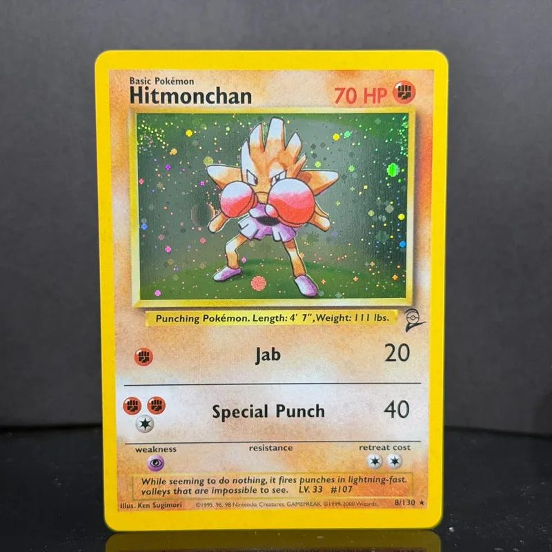 Pocket 2000 Base Set 2 OG Nostalgia Collectible Hitmonchan Scyther Clefable Pidgeot Mewtwo Traditional Holo Proxy — image 14