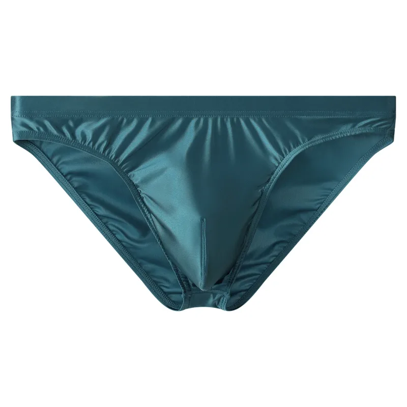 Briefs Mens Underwear Cueca Slim Nylon Panties For Man Brief Shorts Homme Ropa Solid Low Waist Underpants Male Plus Size M-XXL — image 8