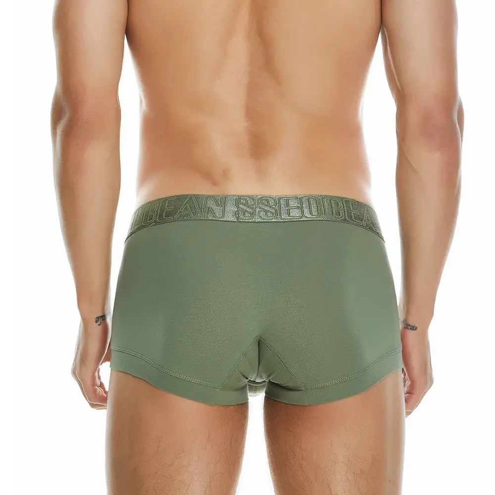 Men's Ribbed Boxer Briefs with 3D Contoured Pouch Elastic Waistband Soft Stretch Fabric for Comfort Casual Underwear — image 22