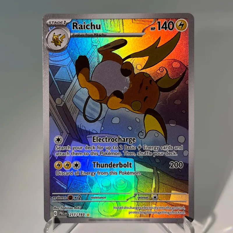 Paldea Evolved PKM Cards PTCG4-C GX Rainbow Magikarp Raichu Tyranitar Iono Rare Collection Battle Toys Gifts for Hobbies — image 16