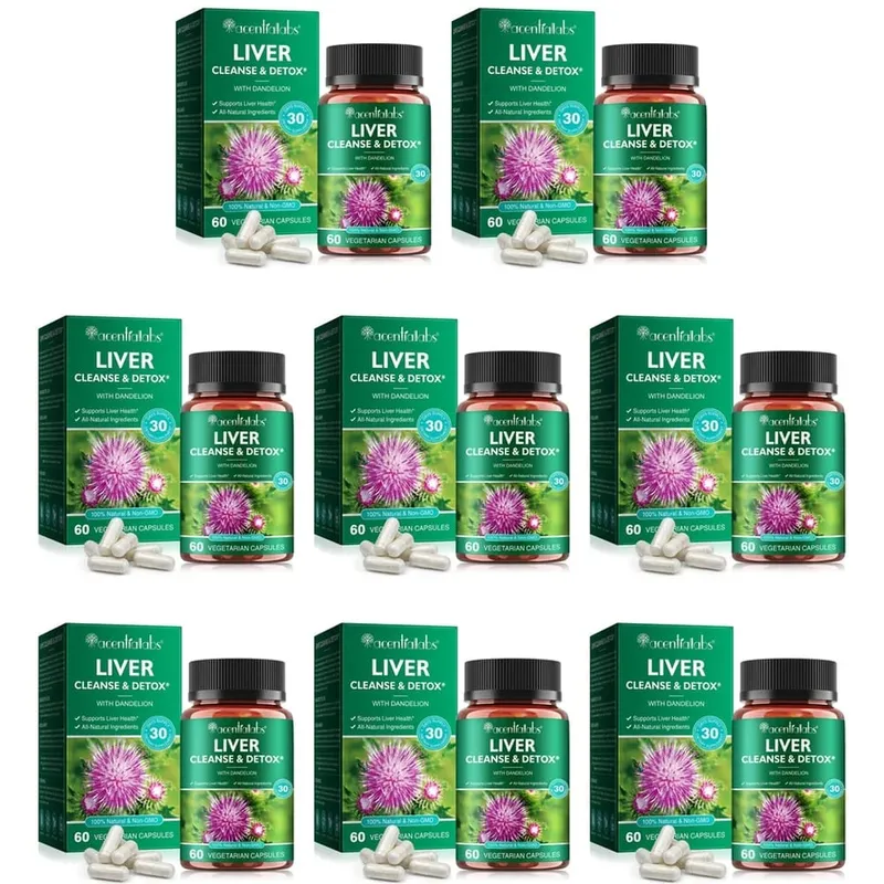 Acentialabs Liver Cleanse & Detox Capsules with Dandelion Milk Thistle Extract for Liver Digestion Health Support 60 Capsules — image 12