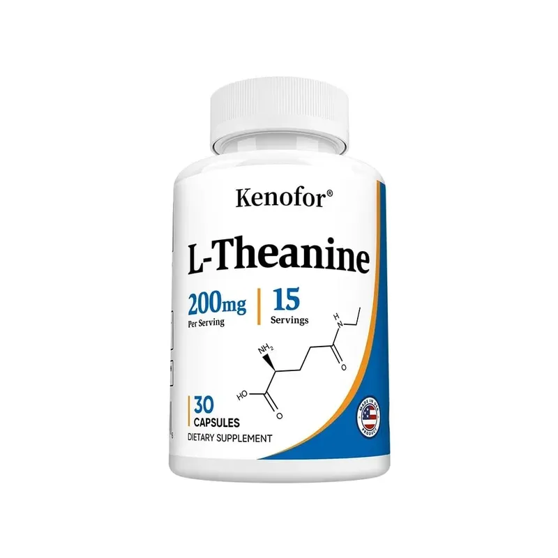 L-Theanine 200 Mg Extra Strength Theanine Supplement – Focus and Relaxation Support Improved Sleep Non-GMO and Gluten-Free — image 8