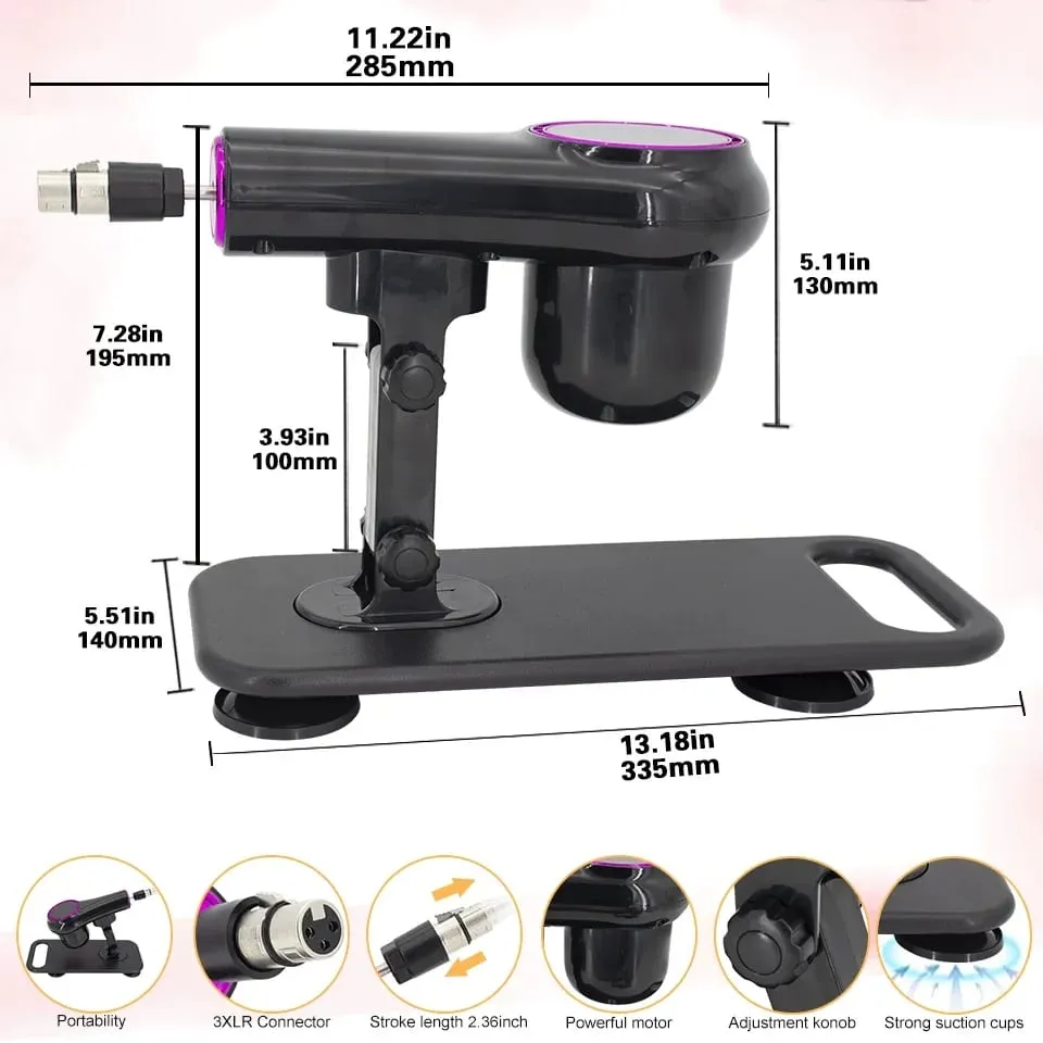 Portable Sex Machine Adjustable Speed Angle Automatic Wireless Control for Woman Man Masturbating Pumping Gun Sex Toys — image 2