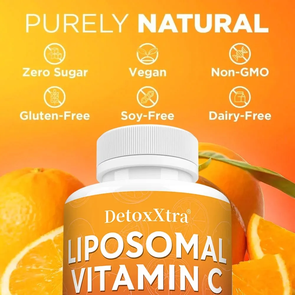 Liposomal Vitamin C 1700mg High Absorption Powerful Antioxidant Supports Collagen Production Immune & Skin Health — image 5