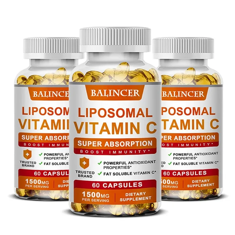 Liposomal Vitamin C รองรับสารต้านอนุมูลอิสระสุขภาพและภูมิคุ้มกัน การดูดซึมสูง Non-GMO Gluten Free – 120 แคปซูล — image 10