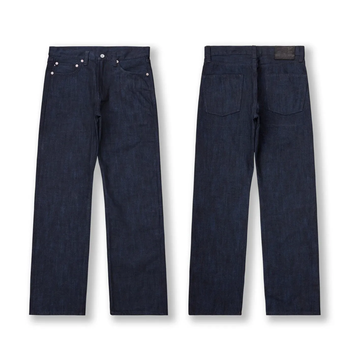 Red Tornado Men's 16oz Selvedge Denim Jeans 666 Slim Straight Midnight Blue Heavyweight Cotton Casual Pants