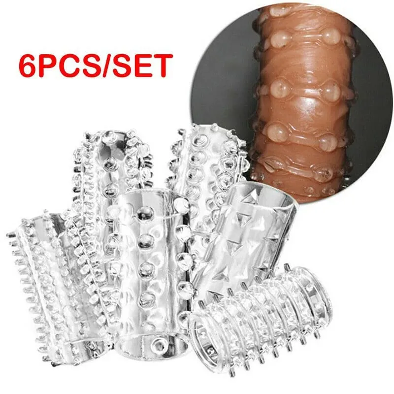 6Pcs/set For Men Lock Sperm Delay Ejaculation Cockring Intimate Goods Sex Shop Cock Ring G-spot Stimulate Penis Ring Sex Toys — image 2