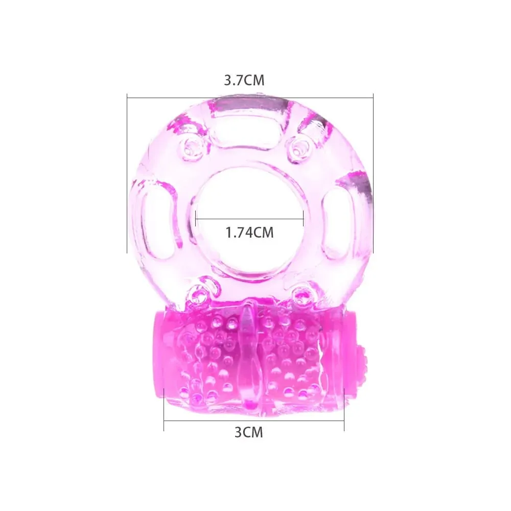 Vibrating Clitoral Stimulator Strong Penis Erect Cock Ring Cage Erection Enhance Sex Ability Product Sex Toys For Men Couple — image 3