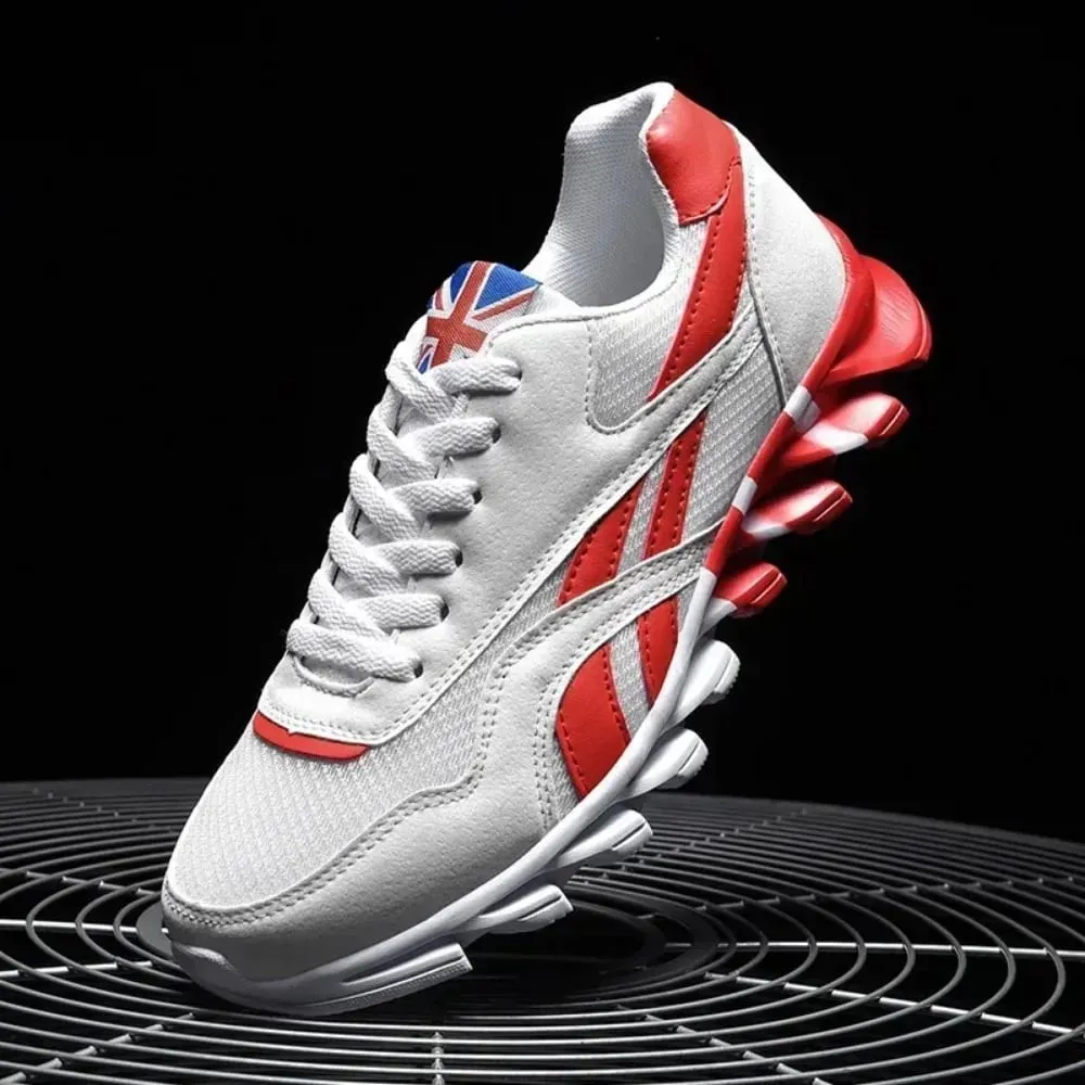 Brand Trend Size 38-48 Men's Wear-resistant Cushioning Thick-soled Fitness Sneakers Outdoor Breathable Running Shoes for Men — image 7