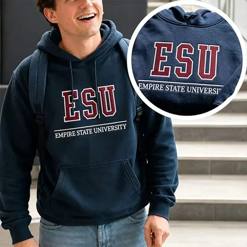 2026 new ESU Empire State University Hoodie Sweatshirt Brand New Day Merch Peter Hoodies Unisex Spring and Summer Long Sleeve — image 28