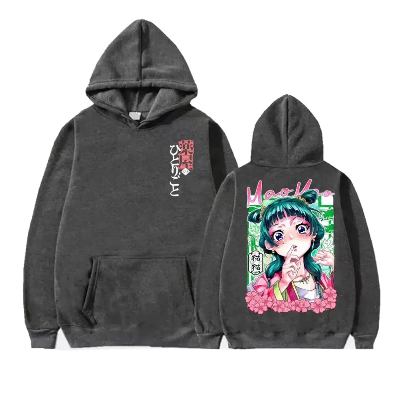 Anime The Apothecary Diaries Hoodies Fashion Kawaii Cartoon Maomao Men Women's Fleece Long Sleeve Streetwear Hoodies Sweatshirt — image 6