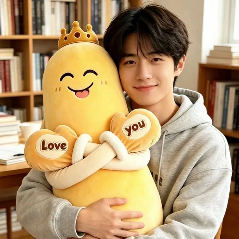 80CM Soft Mango Eggplant Plush Long Pillow Cute Healing Sleep Hug Pillow Cushion Doll For Girls Birtthday Gifts — image 5