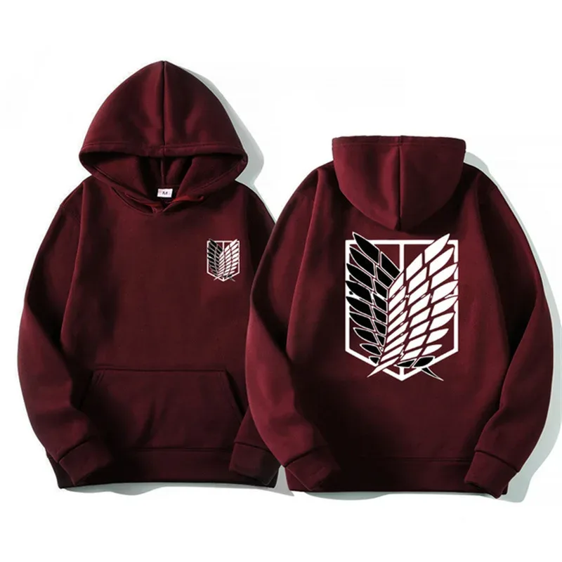 Attack on Titan Men's Hoodie Anime Hoodies Men and Women Streetwear Pullover Harajuku Shingeki No Kyojin Hoodies Sweatshirt — image 8