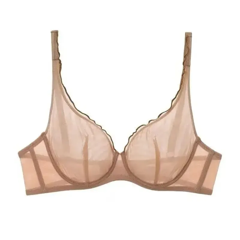 Full Coverage Minimiser Bra for Large Bust Ultra Thin Seamless Wireless Lift & Support Anti Sag Set BANERDANNI S-2XL 32-40 ABC